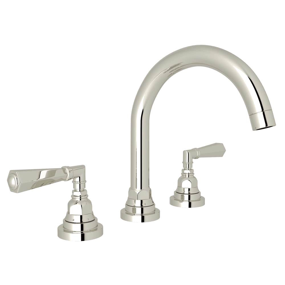Rohl A2328LM-2 San Giovanni Widespread Lavatory Faucet With C-Spout