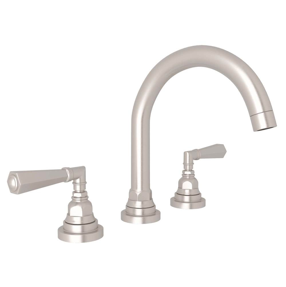 Rohl A2328LM-2 San Giovanni Widespread Lavatory Faucet With C-Spout
