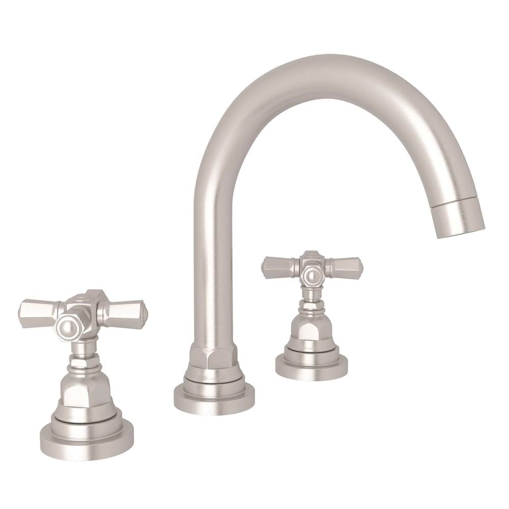 Rohl A2328XM-2 San Giovanni Widespread Lavatory Faucet With C-Spout