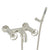 Rohl A3302IW Campo Exposed Wall Mount Tub Filler