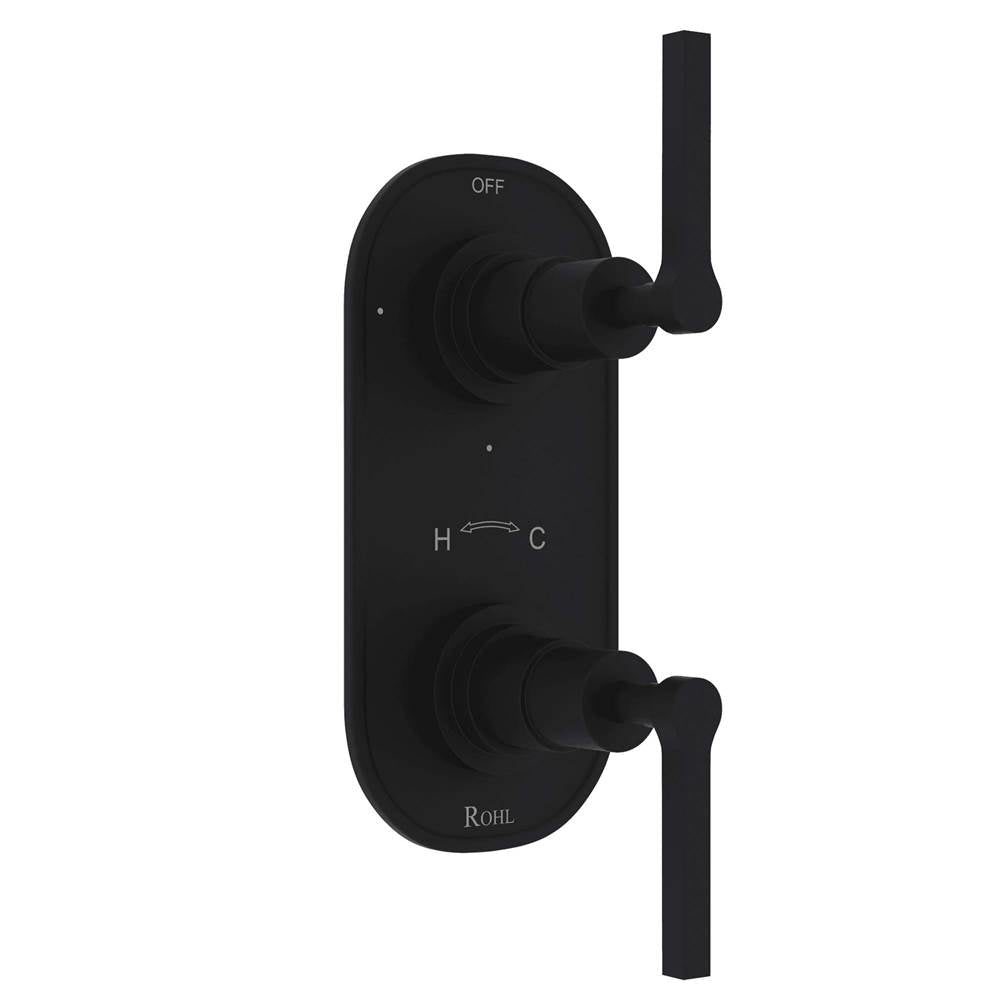 Rohl A4264LM Lombardia 1/2" Thermostatic Trim With Diverter
