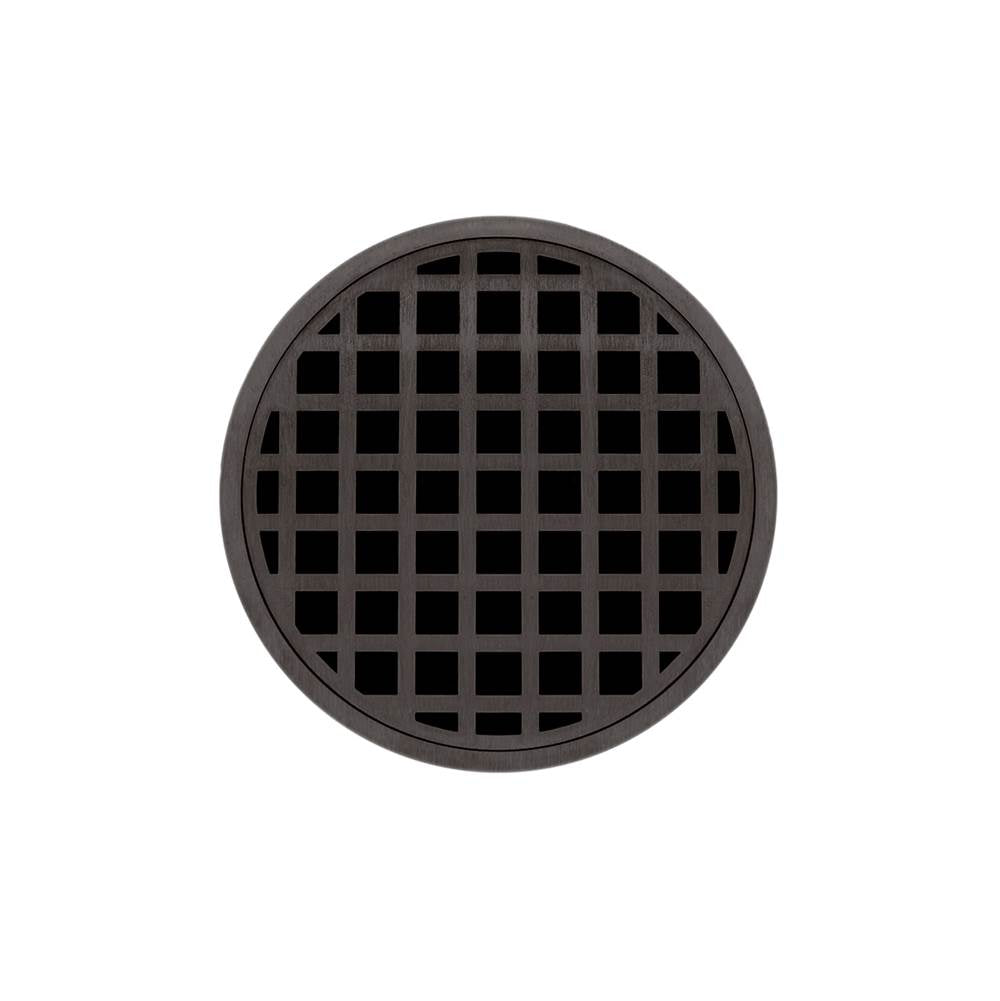 Infinity Drain RQ 5 5” Strainer - Squares Pattern & 2