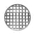 Infinity Drain RQS 5 5” Strainer - Squares Pattern for RQ 5, RQD 5, RQDB 5