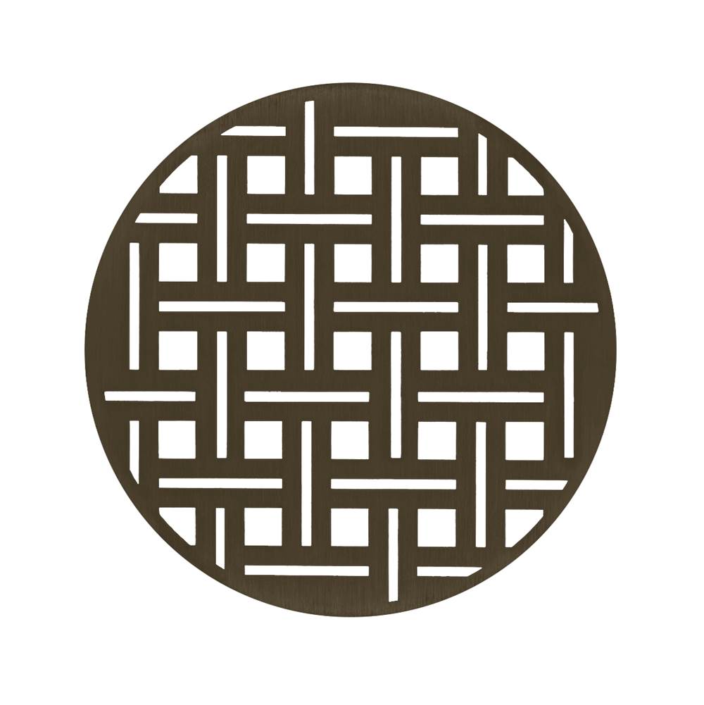 Infinity Drain RVS 5 5” Strainer - Weave Pattern for RV 5, RVD 5, RVDB 5