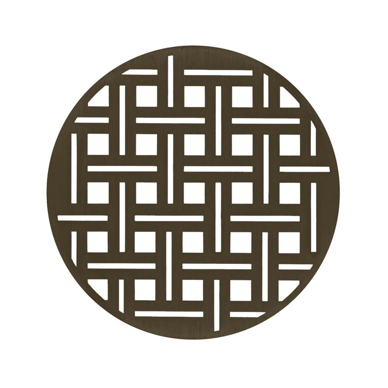 Infinity Drain RVS 5 5” Strainer - Weave Pattern for RV 5, RVD 5, RVDB 5