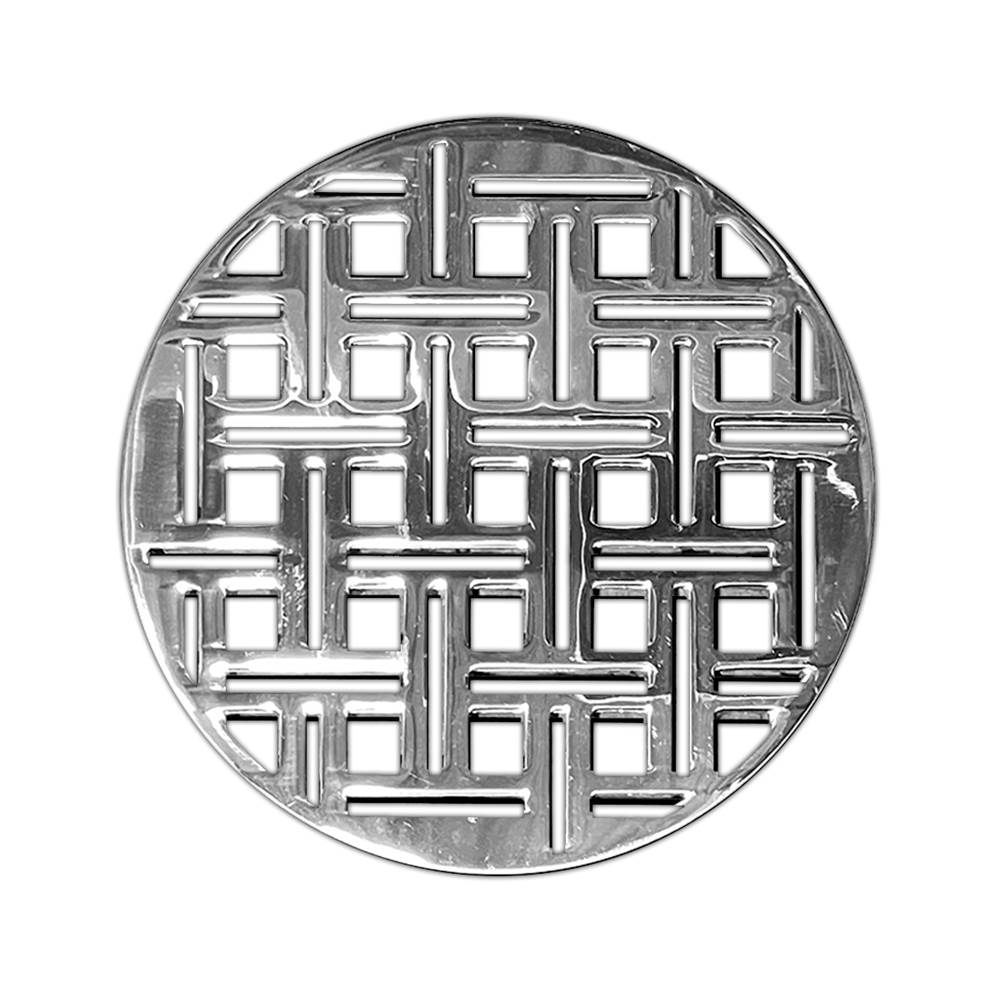 Infinity Drain RVS 5 5” Strainer - Weave Pattern for RV 5, RVD 5, RVDB 5