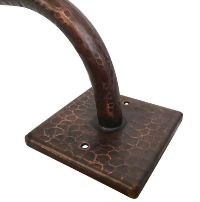 Premier Copper 18" Hand Hammered Copper Towel Bar