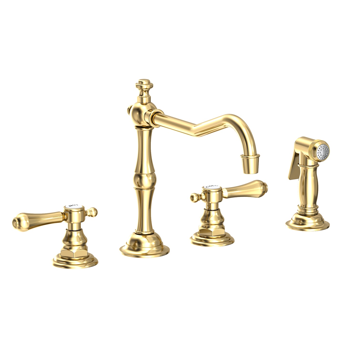 Newport Brass 973 Chesterfield Kitchen Faucet With Side Spray - Parent