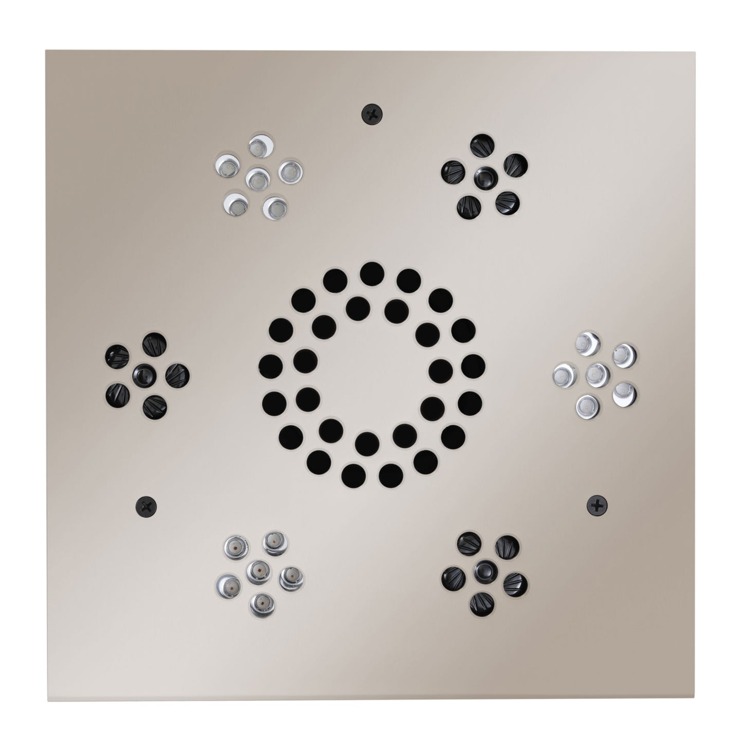 Thermasol SLSM - Serenity Light and Music System Modern - Polished Chrome