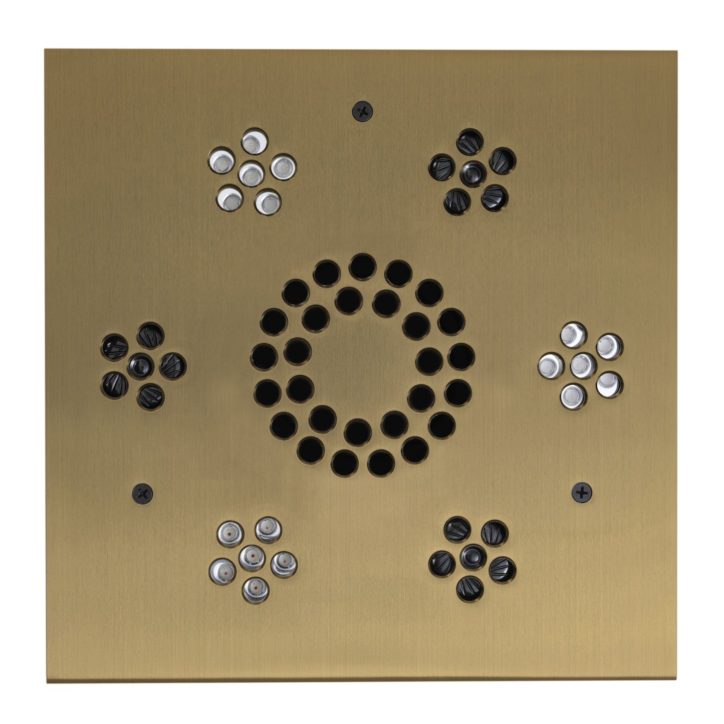 Thermasol SLSM - Serenity Light and Music System Modern - Polished Chrome