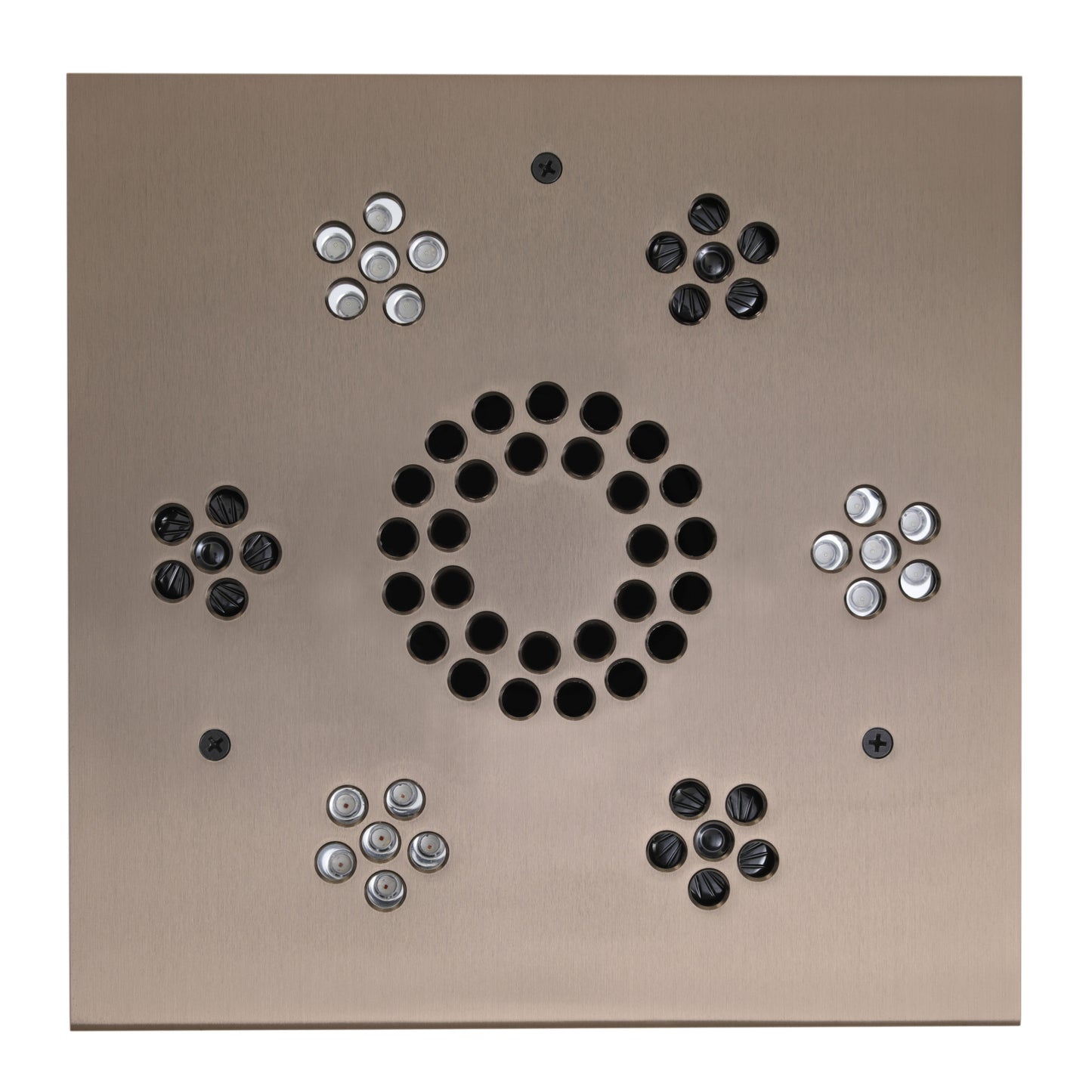 Thermasol SLSM - Serenity Light and Music System Modern - Polished Chrome