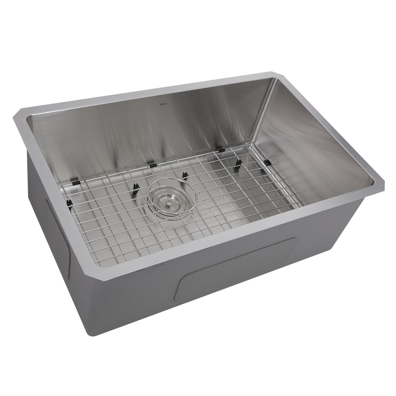 Nantucket sinks SR3018-12-16 30 inch stainless steel laundry sink with 12 inch bowl depth