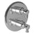 Newport Brass 3-1203TR Metropole 1/2" Round Thermostatic Trim Plate with Handle