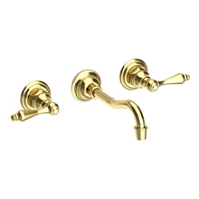 Load image into Gallery viewer, Newport Brass 3-9301L Chesterfield Wall Mount Lavatory Faucet