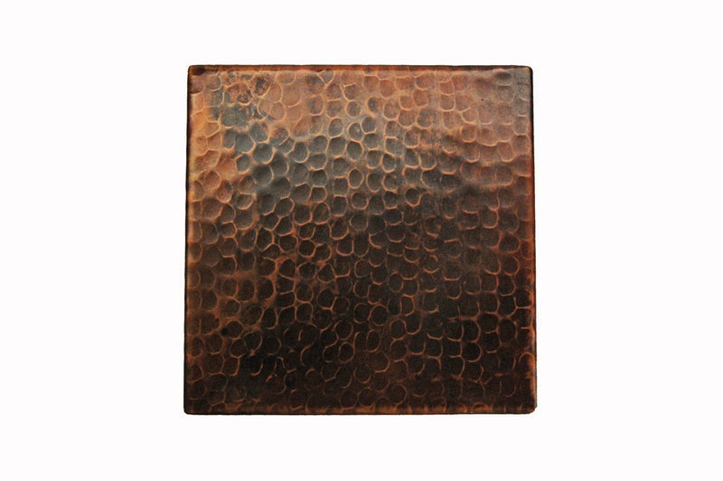 Premier 6" x 6" Copper Hammered Tile T6DBH