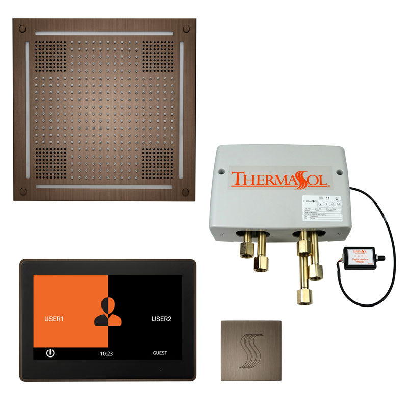 Thermasol TWPH10US - The Total Wellness Hydrovive Package with 10" ThermaTouch  Square