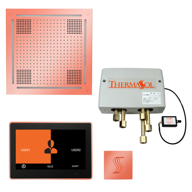 Thermasol TWPH10US - The Total Wellness Hydrovive Package with 10" ThermaTouch  Square