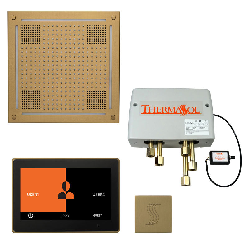 Thermasol TWPH10US - The Total Wellness Hydrovive Package with 10" ThermaTouch  Square