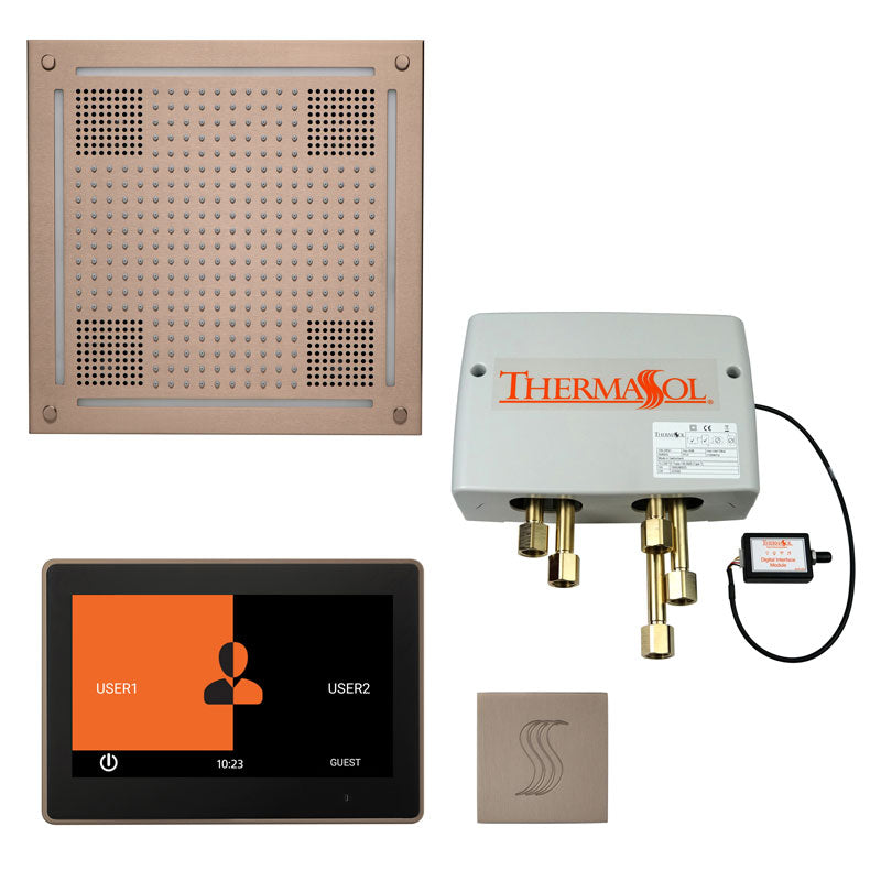 Thermasol TWPH10US - The Total Wellness Hydrovive Package with 10" ThermaTouch  Square