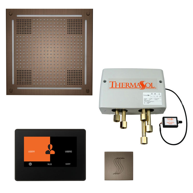 Thermasol TWPH7S - The Total Wellness Hydrovive Package with 7" ThermaTouch and Square