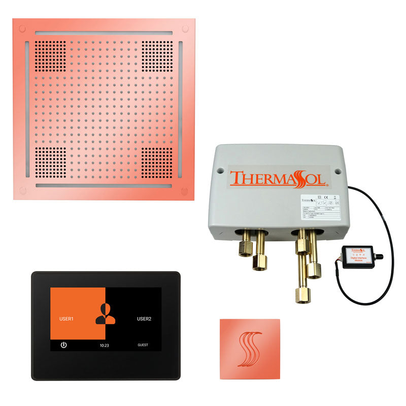 Thermasol TWPH7S - The Total Wellness Hydrovive Package with 7" ThermaTouch and Square