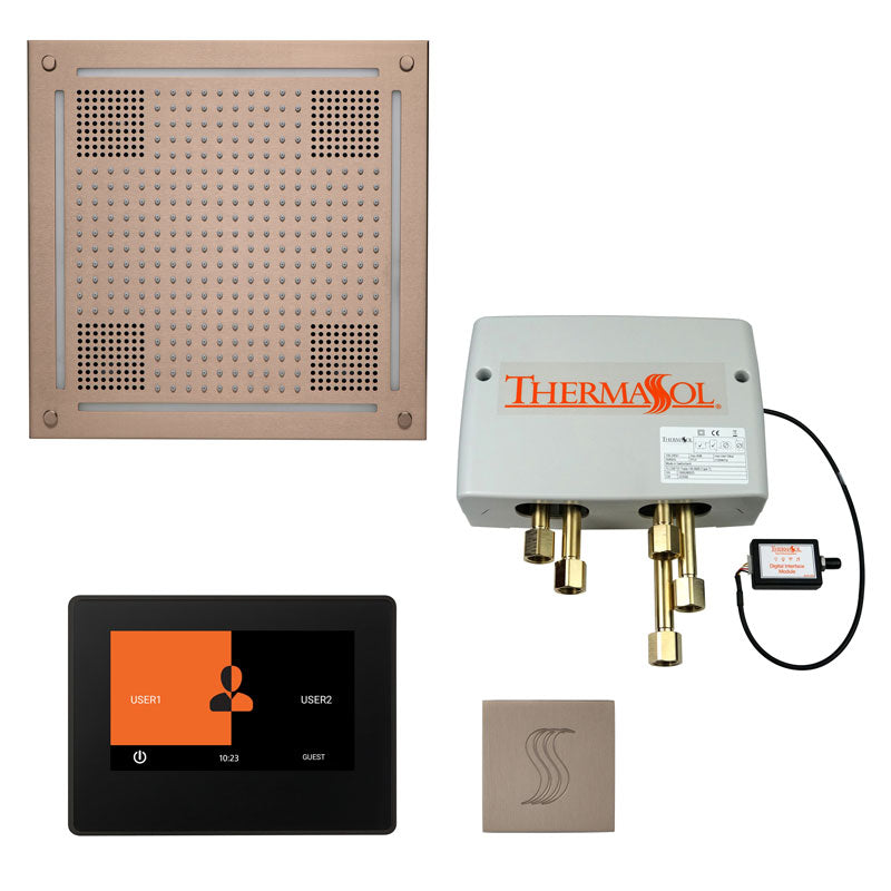 Thermasol TWPH7S - The Total Wellness Hydrovive Package with 7" ThermaTouch and Square