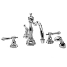 Load image into Gallery viewer, Newport Brass 3-1037 Chesterfield Roman Tub Faucet With Hand Shower