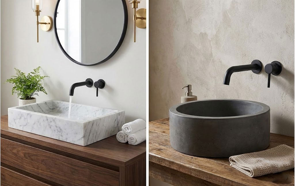 Signature Hardware Rotunda Wall-Mount Bathroom Faucet - Matte Black