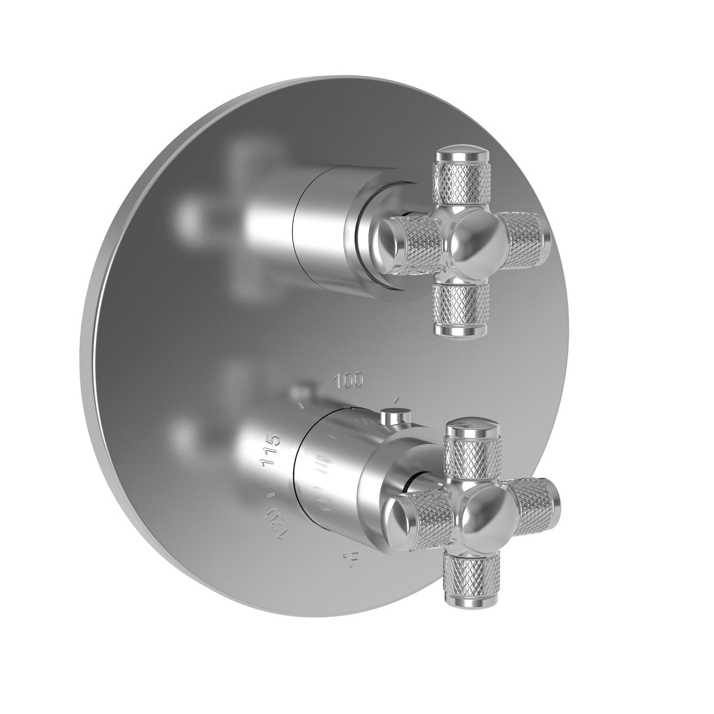 Newport Brass 3-3263TR Clemens 1/2" Round Thermostatic Trim Plate with Handle