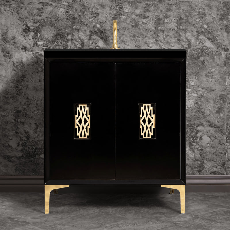 Linkasink VAN30B-011 Frame With Deco Grate 30 Wide Vanity, 30 X 22 X 33.5 (Without Vanity Top) - Parent