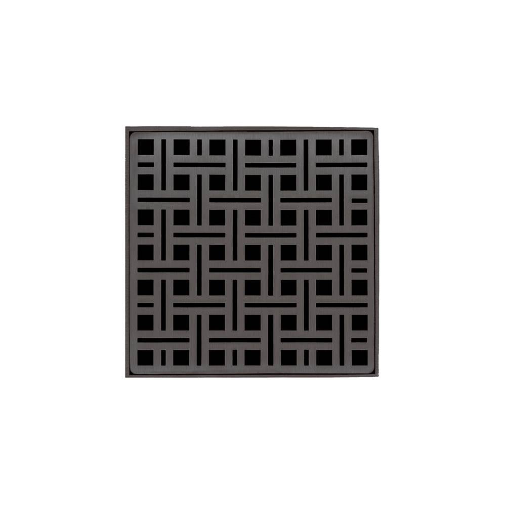 Infinity Drain VD 5-2A 5” x 5” VD 5 - Strainer - Weave Pattern & 2