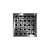 Infinity Drain VDB 4-S  4" x 4" VDB 4 Complete Kit with Weave Pattern Decorative Plate  with Stainless Steel Bonded Flange Drain Body, 2" No Hub Outlet