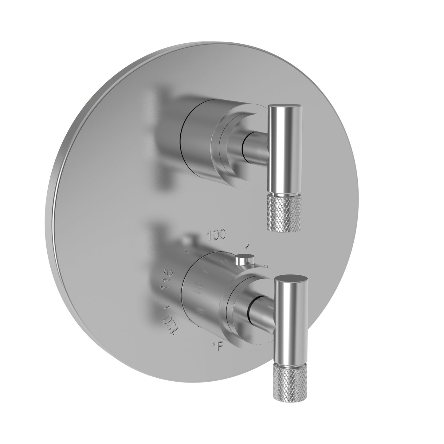Newport Brass 3-3293TR Muncy 1/2" Round Thermostatic Trim Plate with Handle