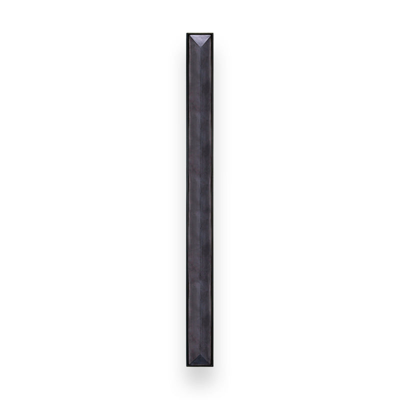 Linkasink VH008BC-04 18 Artisan Glass Prism Hardware - Matte Black with Black Prism Glass