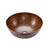 Premier Small Round Vessel Hammered Copper Sink VR13BDB