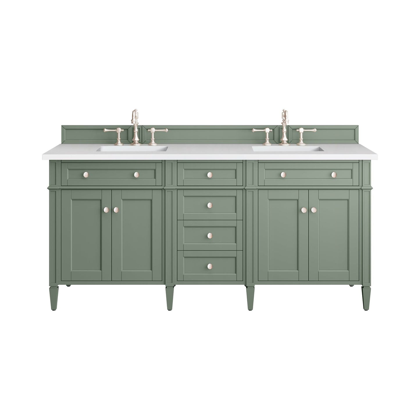 James Martin Brittany 72" Double Vanity Cabinet