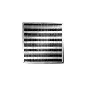 Infinity Drain WDB 4-A 4” x 4” WD 4 - Strainer - Lines Pattern & 2" Throat w/ABS Bonded Flange 2”, 3”, & 4” Outlet