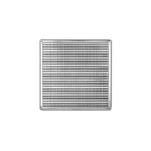 Load image into Gallery viewer, Infinity Drain WDB 5-P 5” x 5” WD 5 - Strainer - Lines Pattern &amp; 2&quot; Throat w/PVC Bonded Flange 2”, 3”, &amp; 4” Outlet