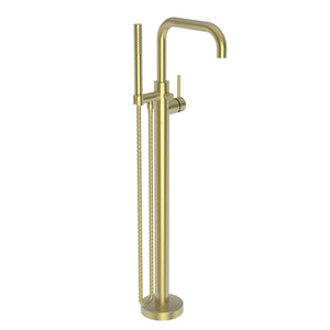 Newport Brass 1400-4261 East Square Exposed Tub and Hand Shower Set - Free Standing