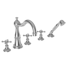 Load image into Gallery viewer, Newport Brass 3-1767 Victoria Roman Tub Faucet With Hand Shower