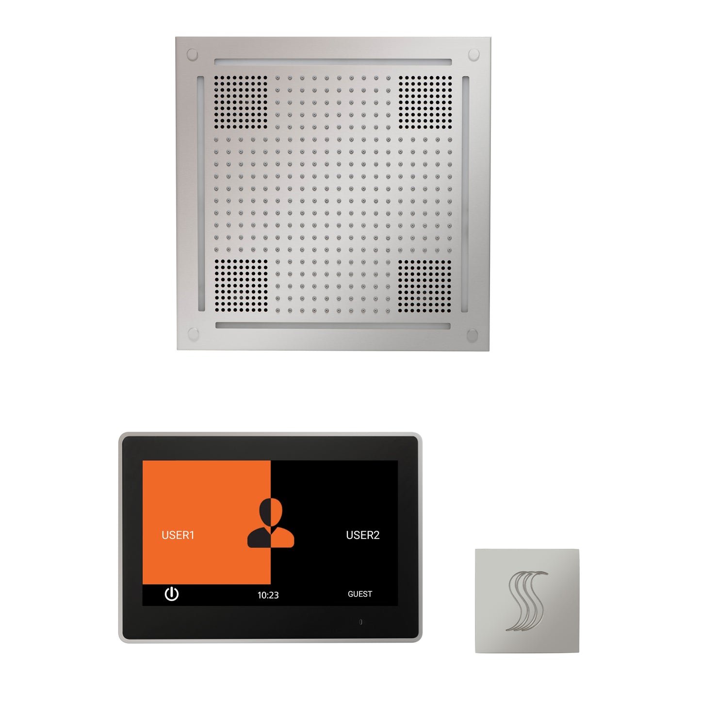 Thermasol WHSTP10S - The wellness Hydrovive Steam Package with 10" ThermaTouch Square