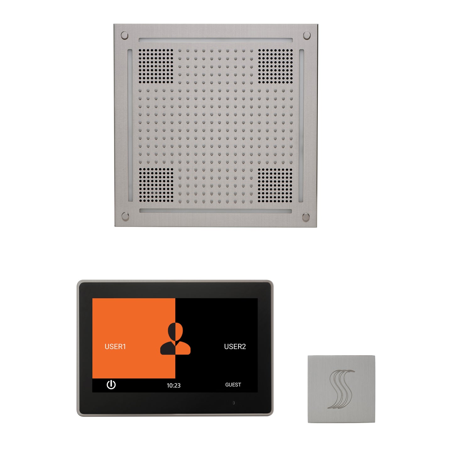 Thermasol WHSTP10S - The wellness Hydrovive Steam Package with 10" ThermaTouch Square