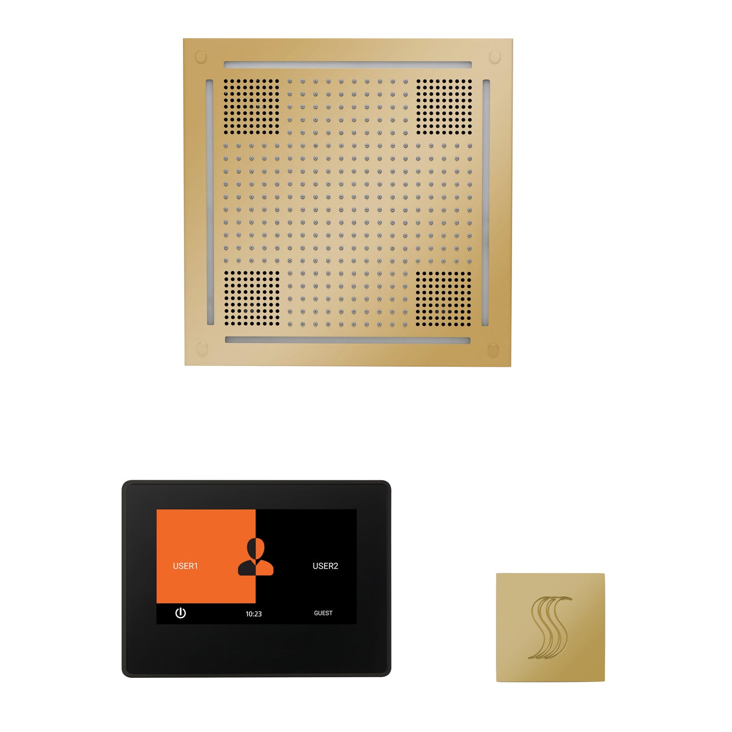 Thermasol WHSTP7S - The wellness Hydrovive Steam Package with 7" ThermaTouch Square