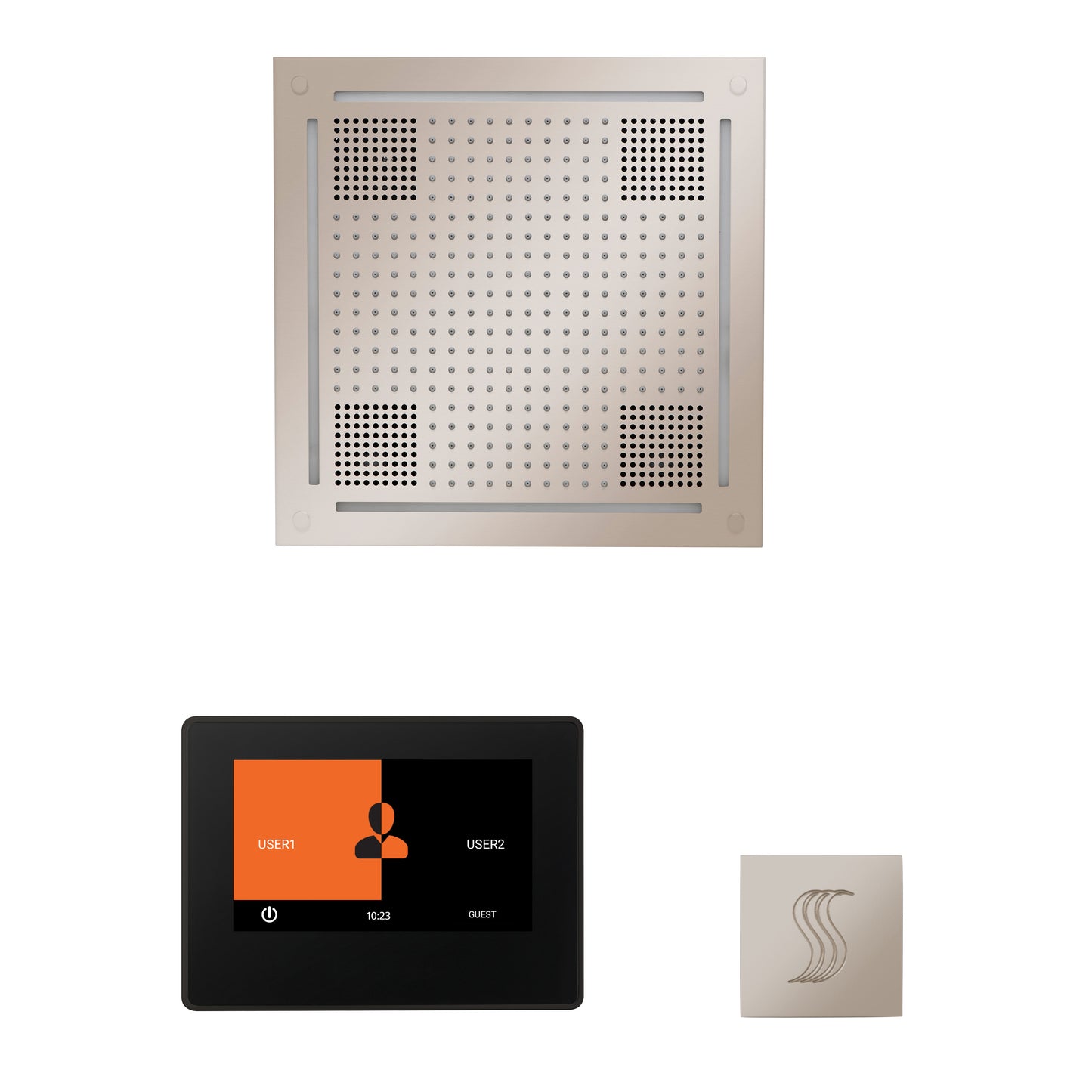 Thermasol WHSTP7S - The wellness Hydrovive Steam Package with 7" ThermaTouch Square