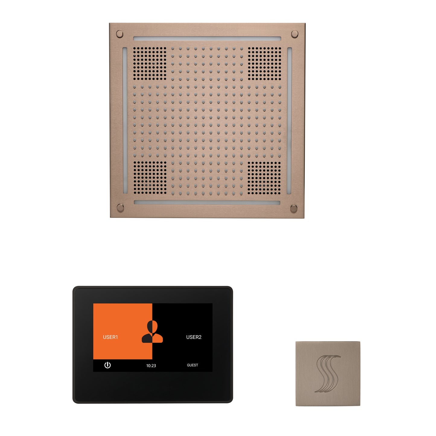 Thermasol WHSTP7S - The wellness Hydrovive Steam Package with 7" ThermaTouch Square