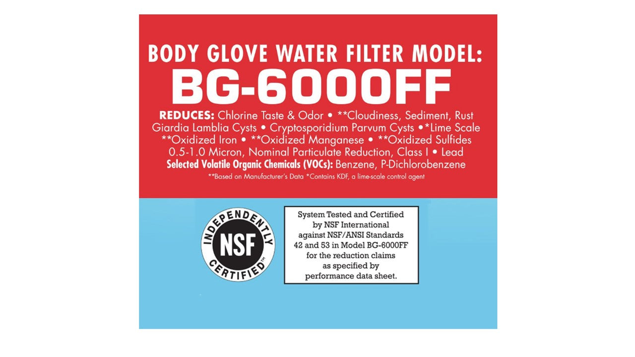 Water Inc WI-BG6000FF Full Flow Body Glove Filtration System