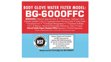 Load image into Gallery viewer, Water Inc WI-BG6000FFC Fast Flow Replacement Cartridge