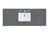 James Martin 050-S60S-SNK 60" Single Top, 3 CM with Sink
