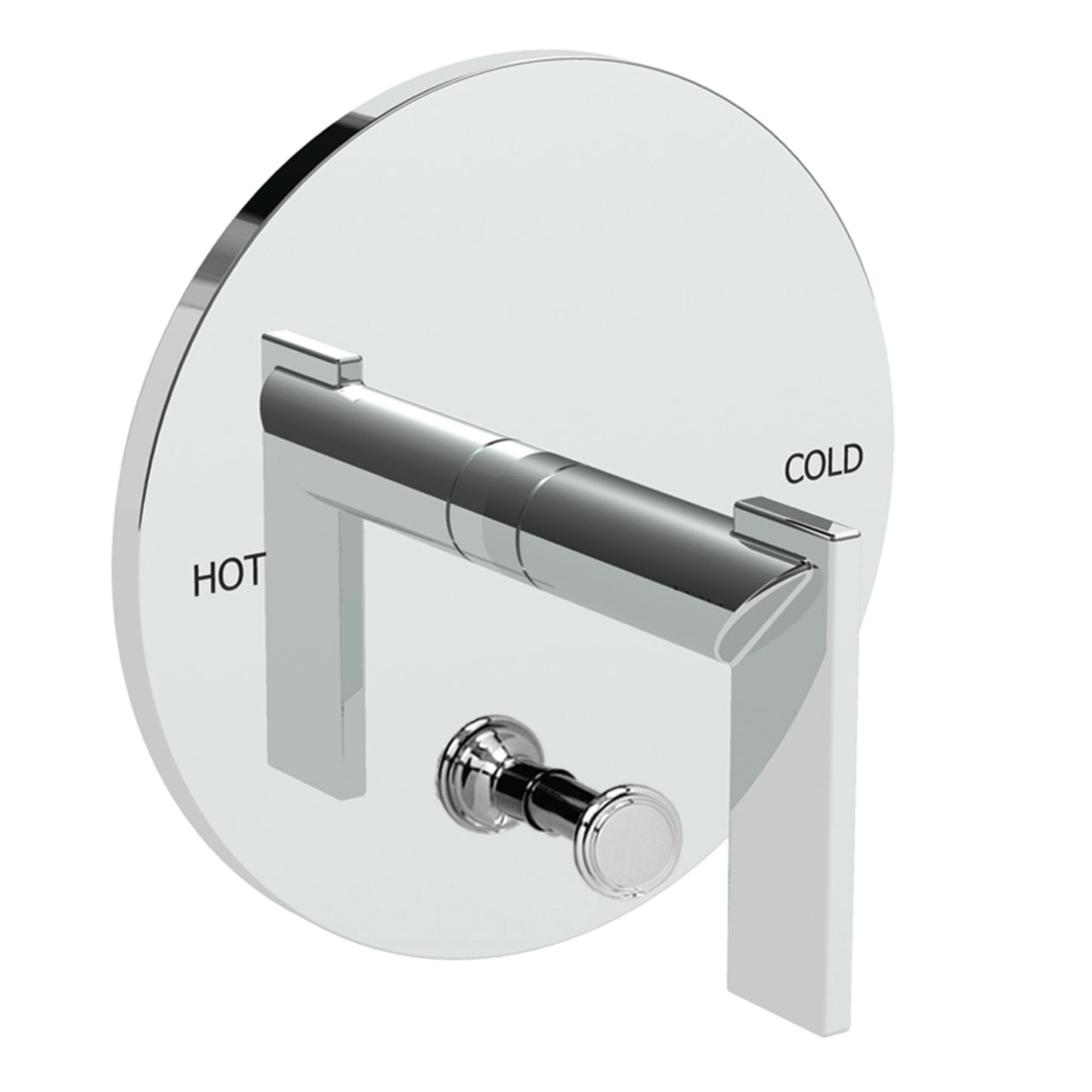 Newport Brass 5-2492BP Keaton Balanced Pressure Tub & Shower Diverter Plate with Handle. Less Showerhead, arm and flange.