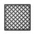 Infinity Drain XS 5 5” Strainer - Criss-Cross Pattern for X 5, XD 5, XDB 5